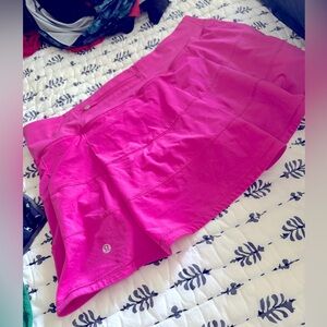 Lululemon hot pink golf tennis skirt sz 14 great condition